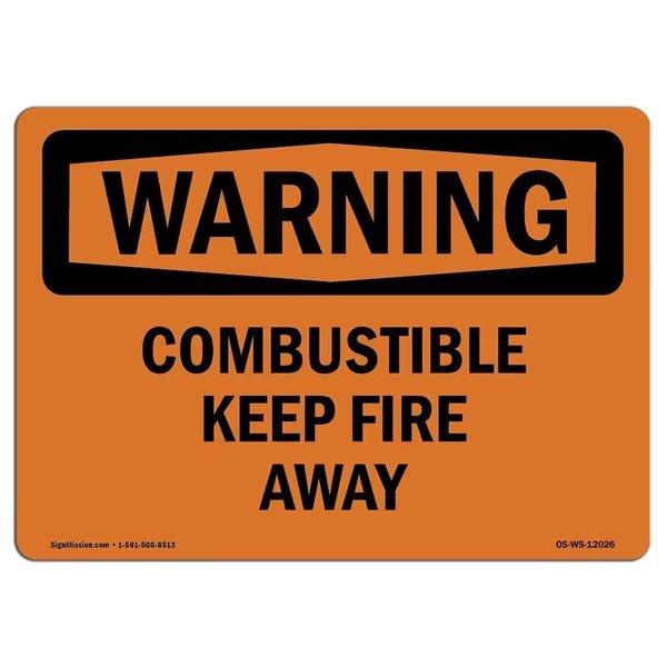 Safety Sign, OSHA WARNING, 7